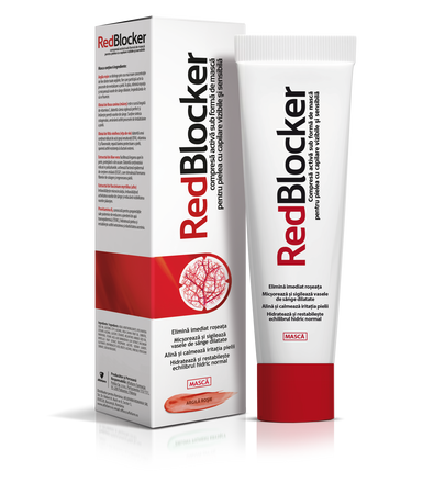 Masca pentru piele sensibila RedBlocker, 50 ml, Aflofarm