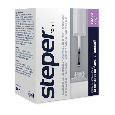 Lac de unghii Steper, 10 ml, Aflofarm