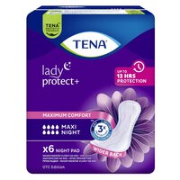 Absorbante pentru incontinenta urinara Lady Maxi Night, 6 bucati, Tena