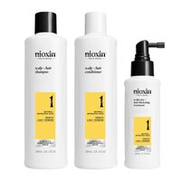 Set anticadere Scalp + Hair System 1 300 ml + 300 ml +100 ml, Nioxin