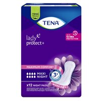 Absorbante pentru incontinenta urinara Lady Maxi Night, 12 bucati, Tena