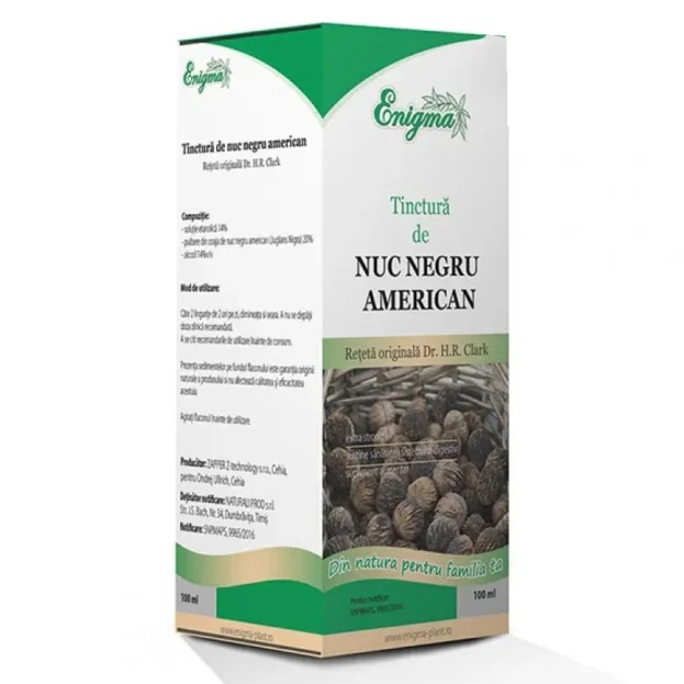 Tinctura de nuc negru american, 100 ml, Enigma