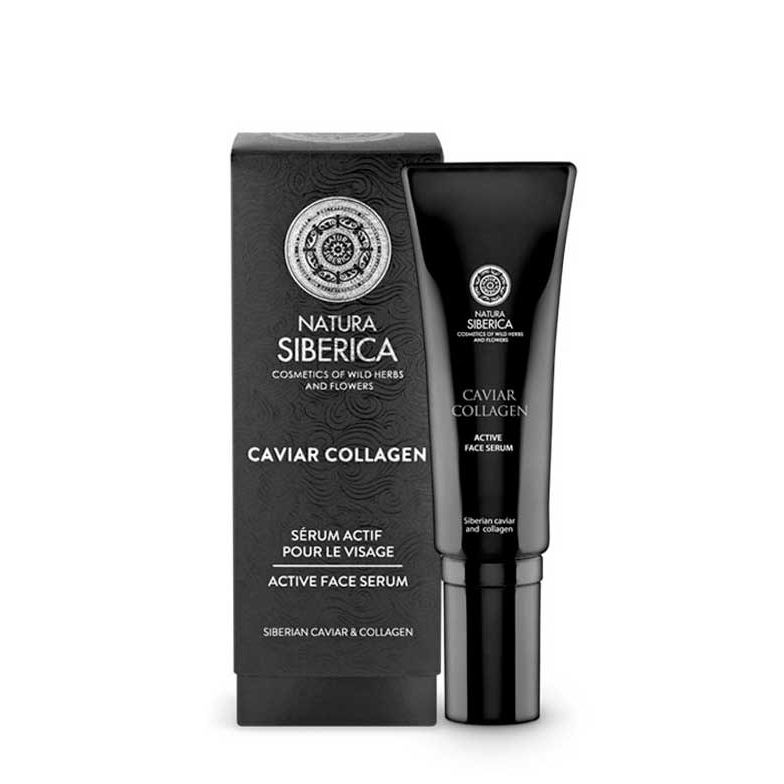 Ser activ pentru fata Caviar Collagen, 30 ml, Natura Siberica