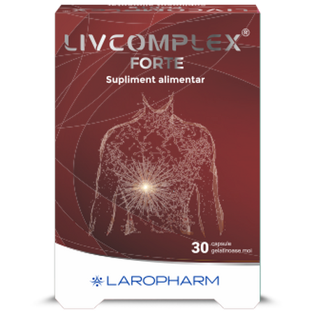 Livcomplex Forte, 30 capsule, Laropharm