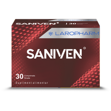 Saniven, 30 comprimate filmate, Laropharm