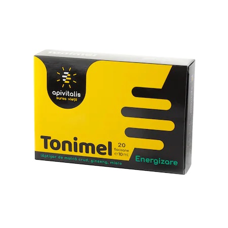 Tonimel energizare, 20 flacoane, Api Vitalis