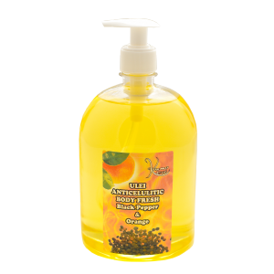 Ulei anticelulitic Body Fresh Black Pepper si Orange, 1000 ml, Kosmo Oil