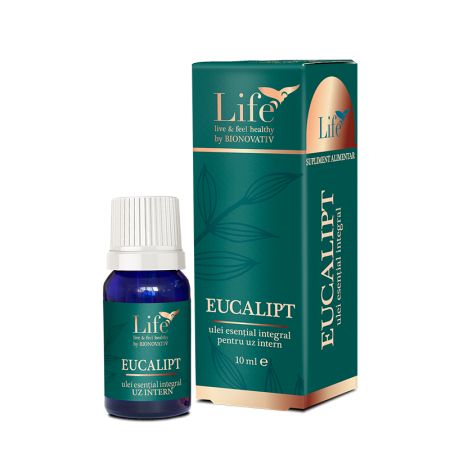 Ulei integral de Eucalipt Life, 10 ml, Bionovativ