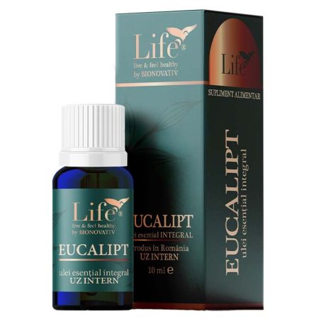 Ulei integral de Eucalipt Life, 10 ml, Bionovativ