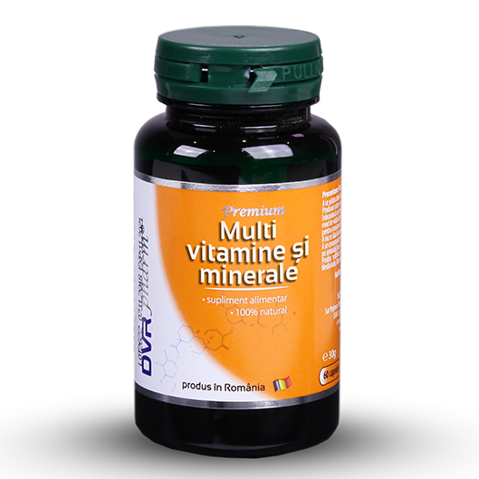 Multivitamine si minerale, 60 capsule, Dvr Pharm