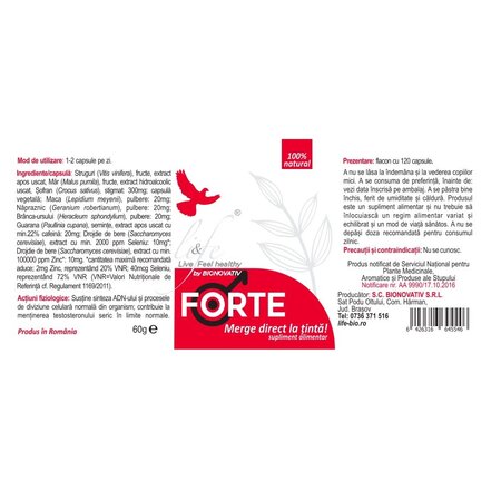 Forte Life, 120 capsule, Bionovativ 731530