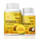 Pachet Super Vitamina D3 cu ulei de cocos 2000UI, 120 + 30 capsule, Zenyth 548748