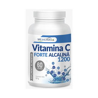 Vitamina C Forte alcalina 1200, 60 capsule vegetale, Medicinas