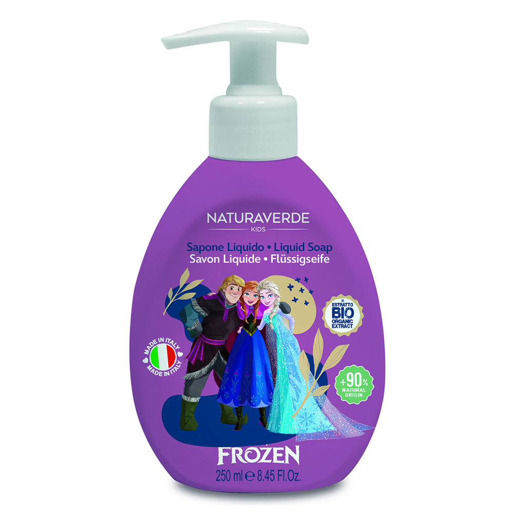 Sapun lichid cu mosc alb Frozen II, 250 ml, Naturaverde