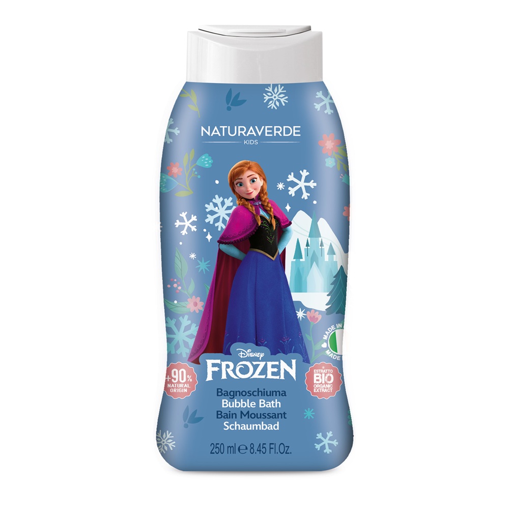 Spuma de baie pentru copii Frozen II, 250 ml, Naturaverde