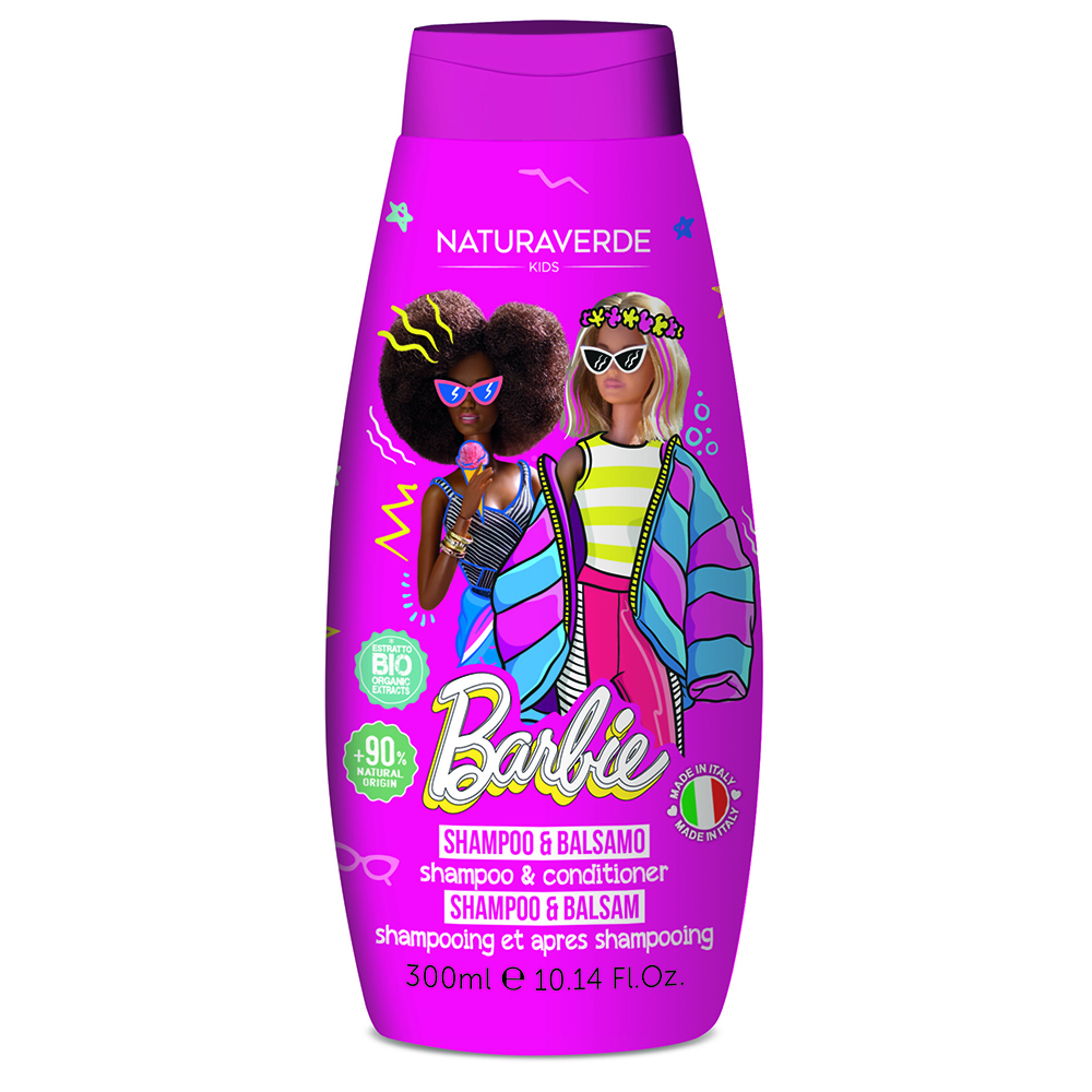 Sampon si balsam pentru copii Barbie, 300 ml, Naturaverde