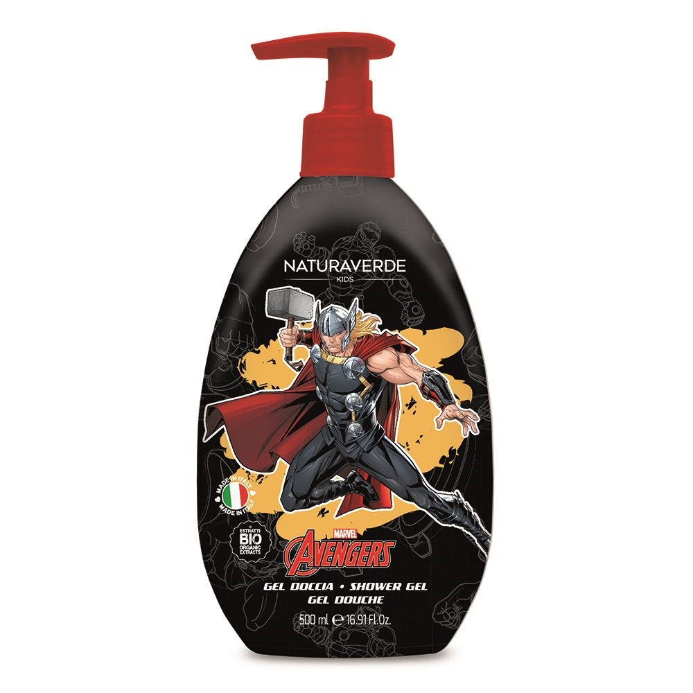 Gel de dus cu galbenele si musetel Avengers, 500 ml, Naturaverde