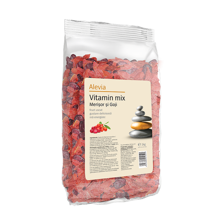 Vitamin Mix Merisor si Goji, 1000 g, Alevia