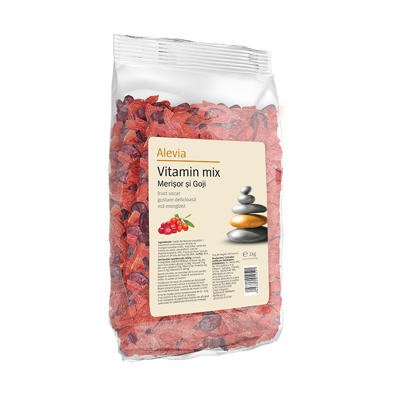 Vitamin Mix Merisor si Goji, 1000 g, Alevia