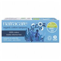 Tampoane interne fara aplicator Regular, 20 bucati, Natracare