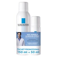 Pachet Apa termala cu efect de calmare si protejare, 150 ml + 50 ml, La Roche-Posay