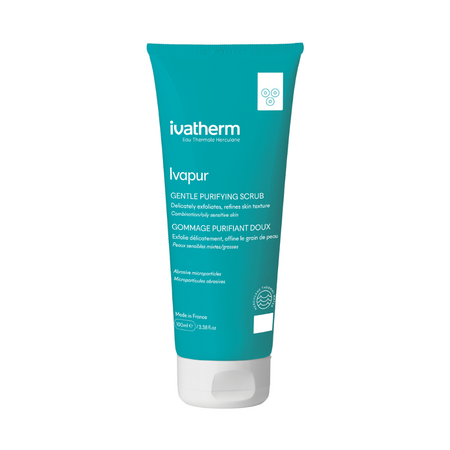 Gel exfoliant cu acid glicolic Ivapur, 100 ml, Ivatherm