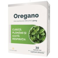 Ulei esential de Oregano, 30 capsule, Vitacare