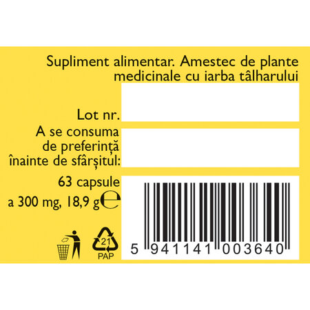 Stomac sanatos, D49, 63 capsule, Fares 614042