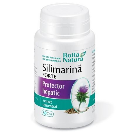 Silimarina Forte protector hepatic, 30 capsule, Rotta Natura