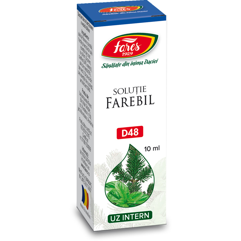 Farebil solutie, D48, 10 ml, Fares