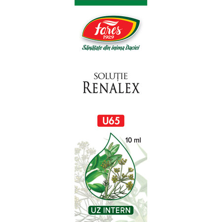 Renalex solutie U65, 10 ml, Fares 620845