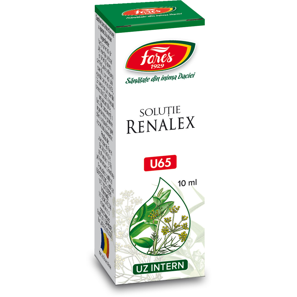 Renalex solutie U65, 10 ml, Fares