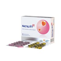 Natalvit IQ, 30 comprimate filmate + 30 capsule gelatinoase moi, Hyllan
