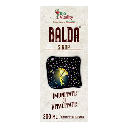 Balda Sirop, 200 ml, Bio Vitality