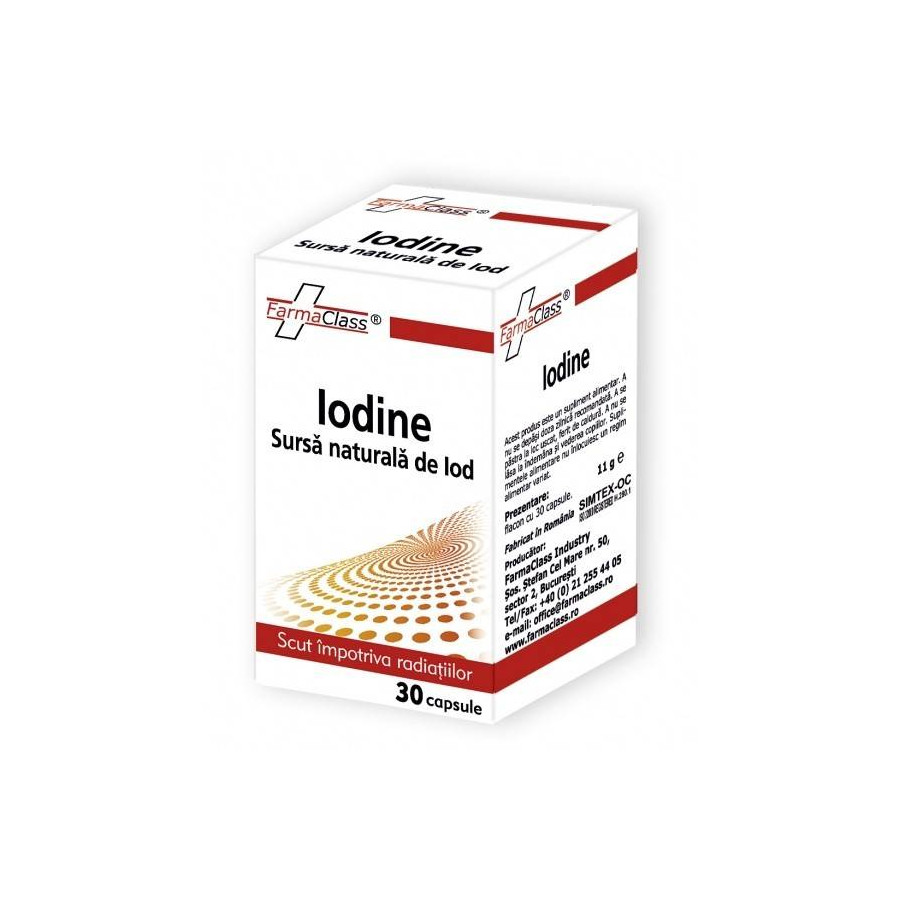 Iodine, 30 capsule, FarmaClass
