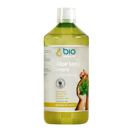 Aloe vera Bio integral, 1 litru, Bio Elemente