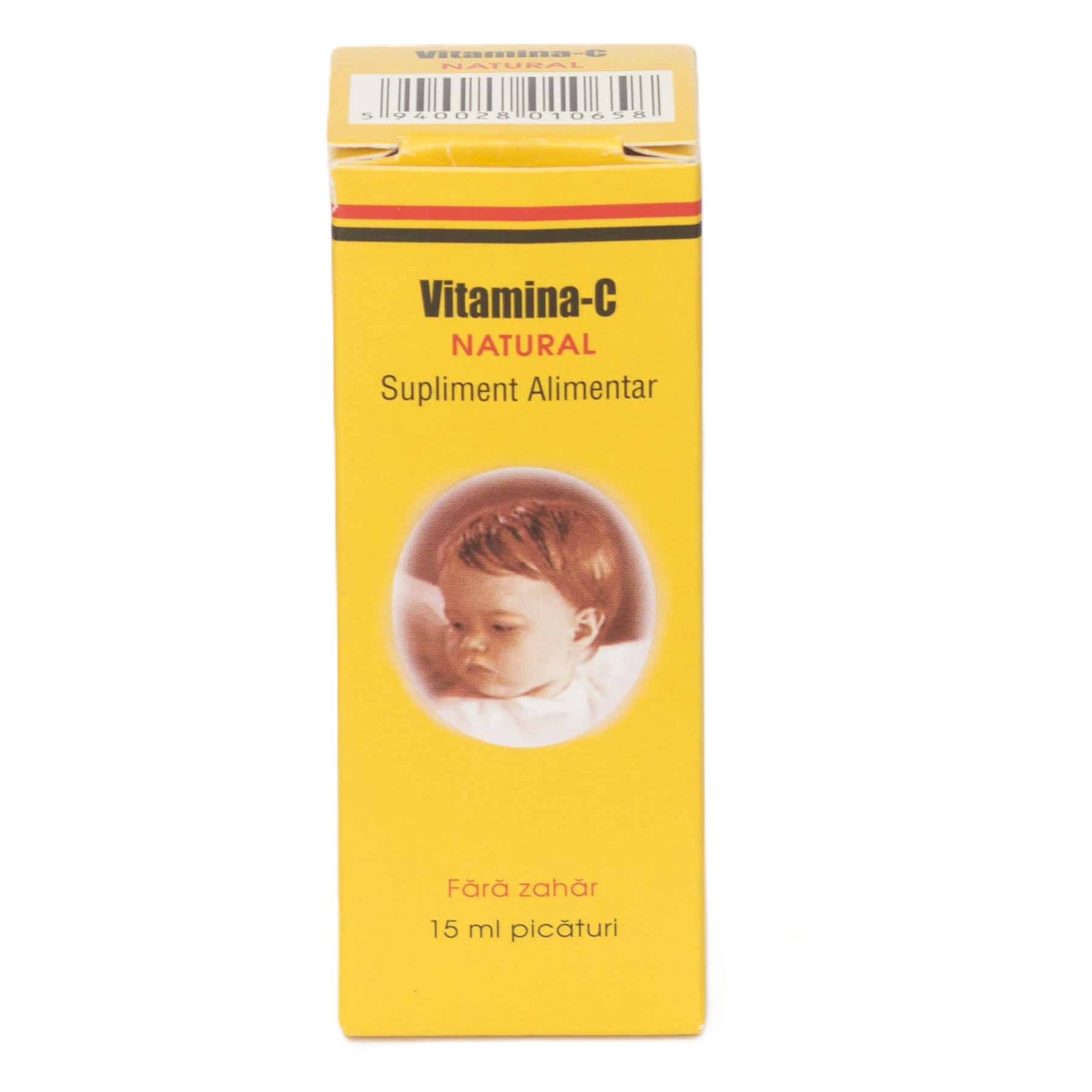 Vitamina C natural picaturi, 15 ml, Natural Pharmaceuticals