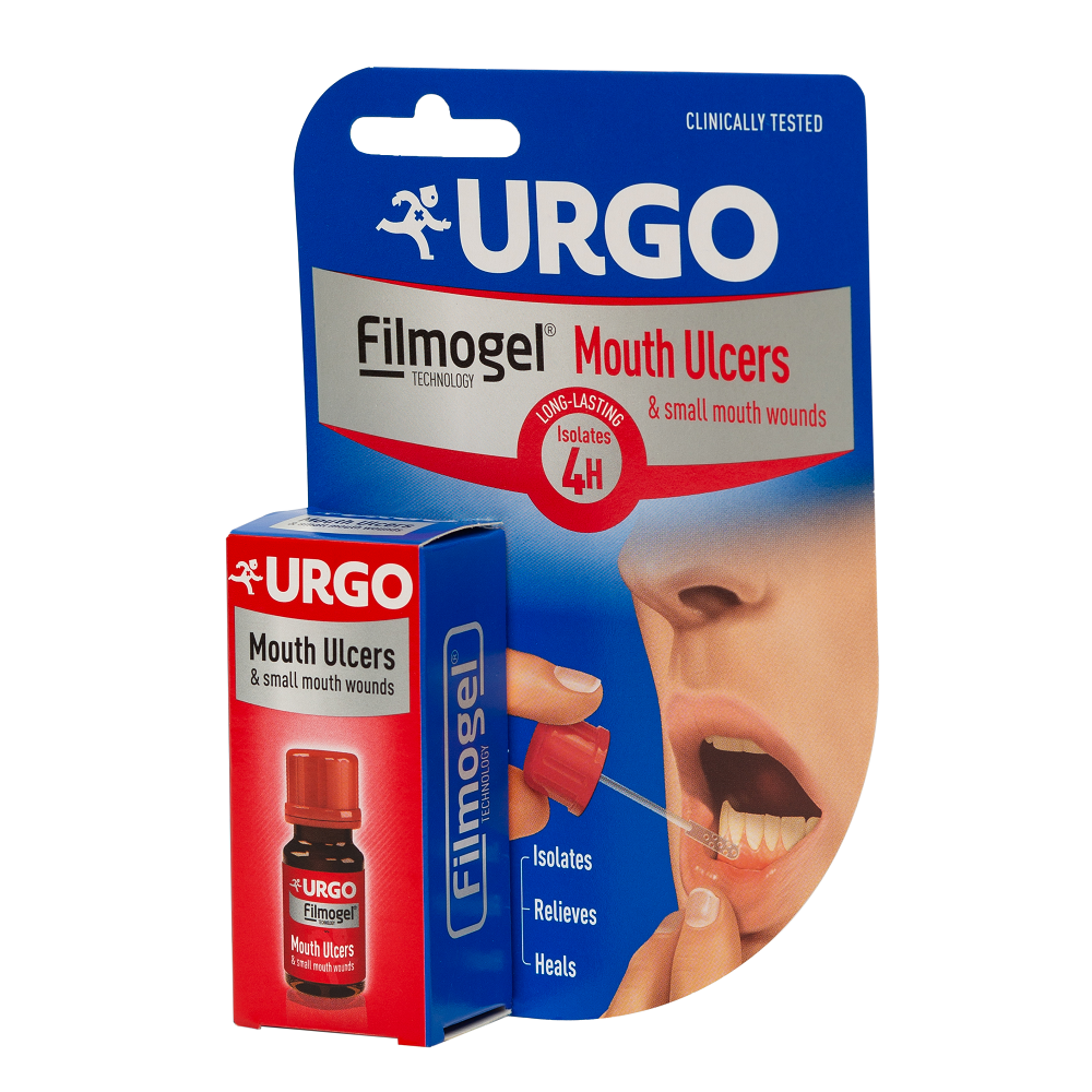 Gel anti afte și răni bucale mici Filmogel, 6 ml, Urgo