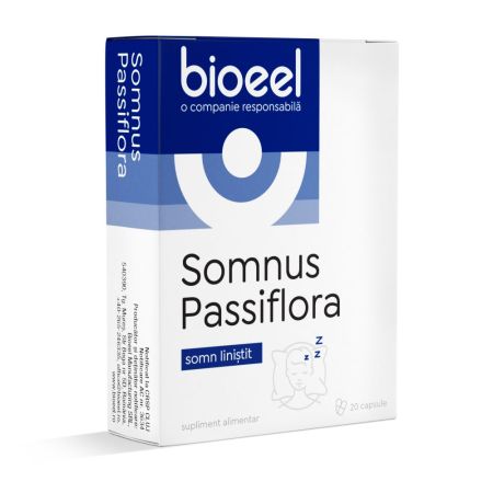 Somnus Passiflora, 20 comprimate, Bioeel