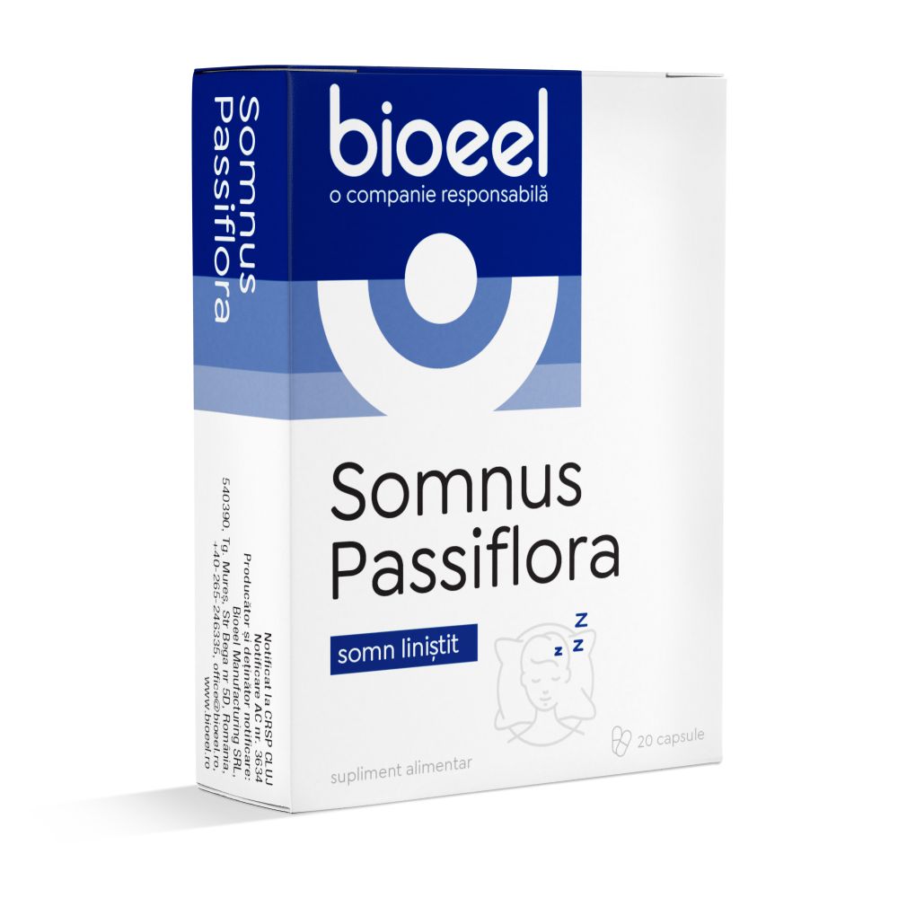 Somnus Passiflora, 20 capsule, Bioeel