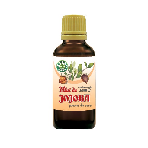 Ulei de Jojoba presat la rece, 50 ml, Herbavit