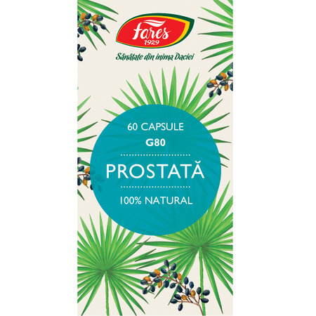 Prostata, G80, 60 capsule, Fares 614416