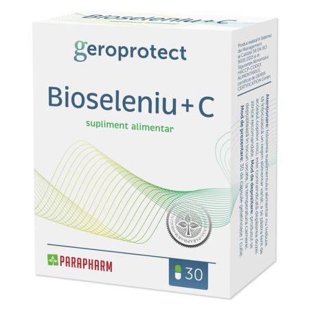 Bioseleniu + Vitamina C, 30 capsule, Parapharm