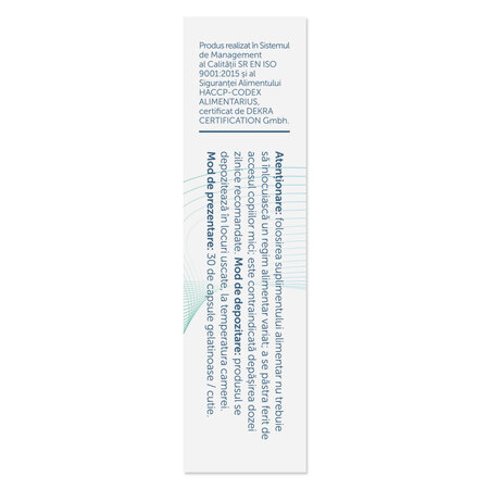 Bioseleniu + Vitamina C, 30 capsule, Parapharm 690044