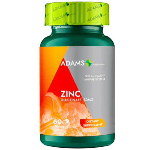 Zinc, 60 tablete, Adams Vision