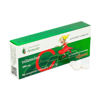Vitamina C cu aroma de capsuni, 20 comprimate, Remedia