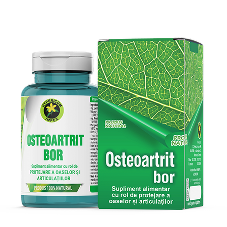 Osteoartrit Bor, 60 capsule, Hypericum