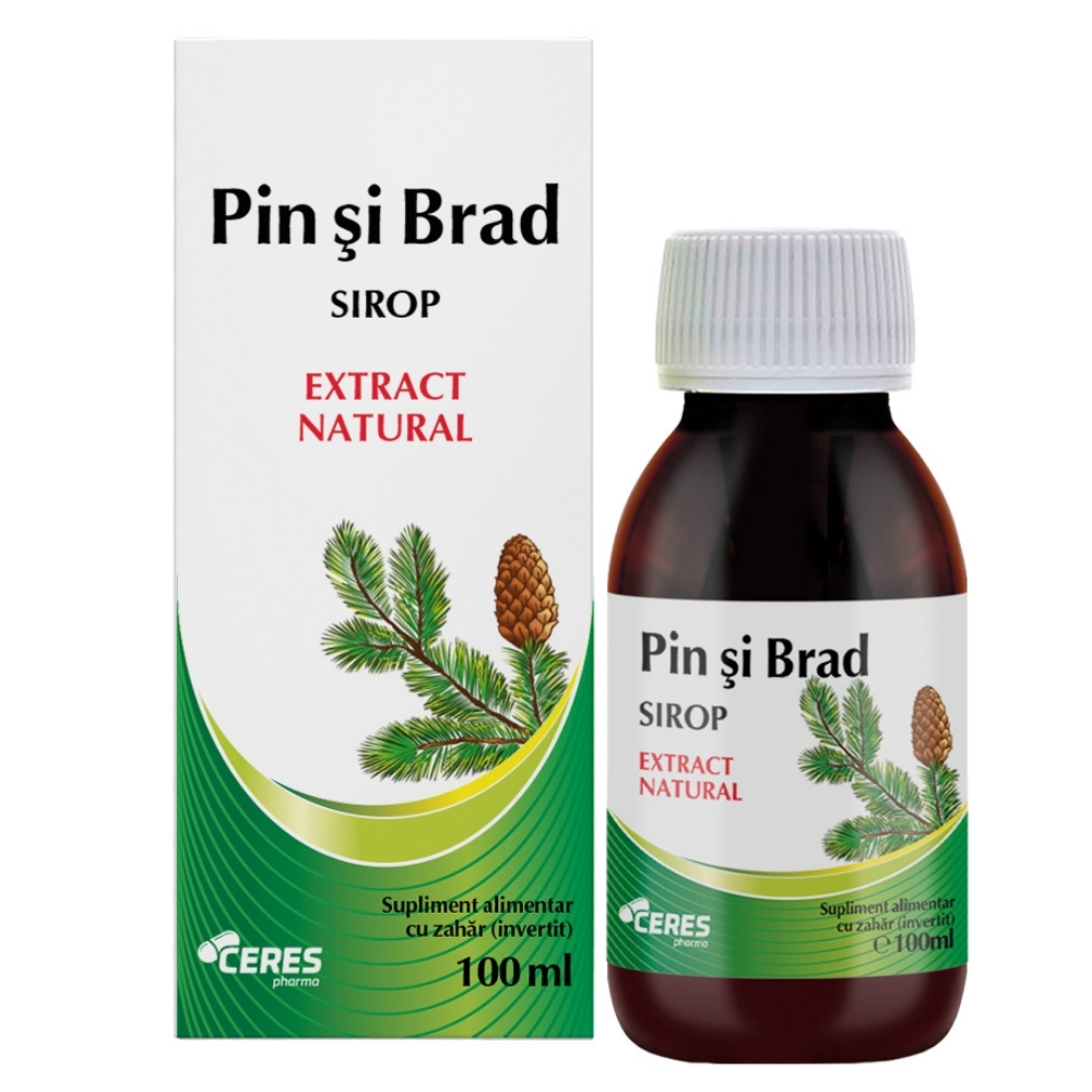 Sirop de muguri de pin si brad, 100 ml, Vitalia