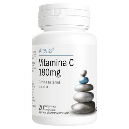 Vitamina C, 180 mg, 20 comprimate masticabile, Alevia