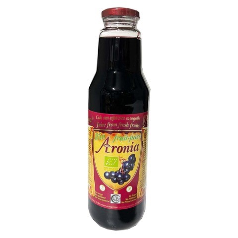 Suc organic din fructe proaspete de aronia, 750 ml, Miriam